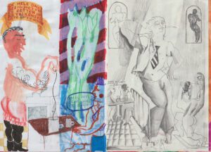 Pieter Chanterie - Spread from daily sketchbook