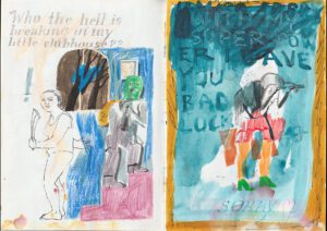Pieter Chanterie - Spread from daily sketchbook