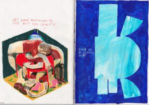 Pieter Chanterie - Spread from daily sketchbook