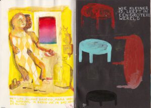 Pieter Chanterie - Spread from daily sketchbook
