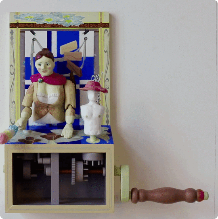 Pieter Chanterie - Act I – Makes Up Her Display – GIF